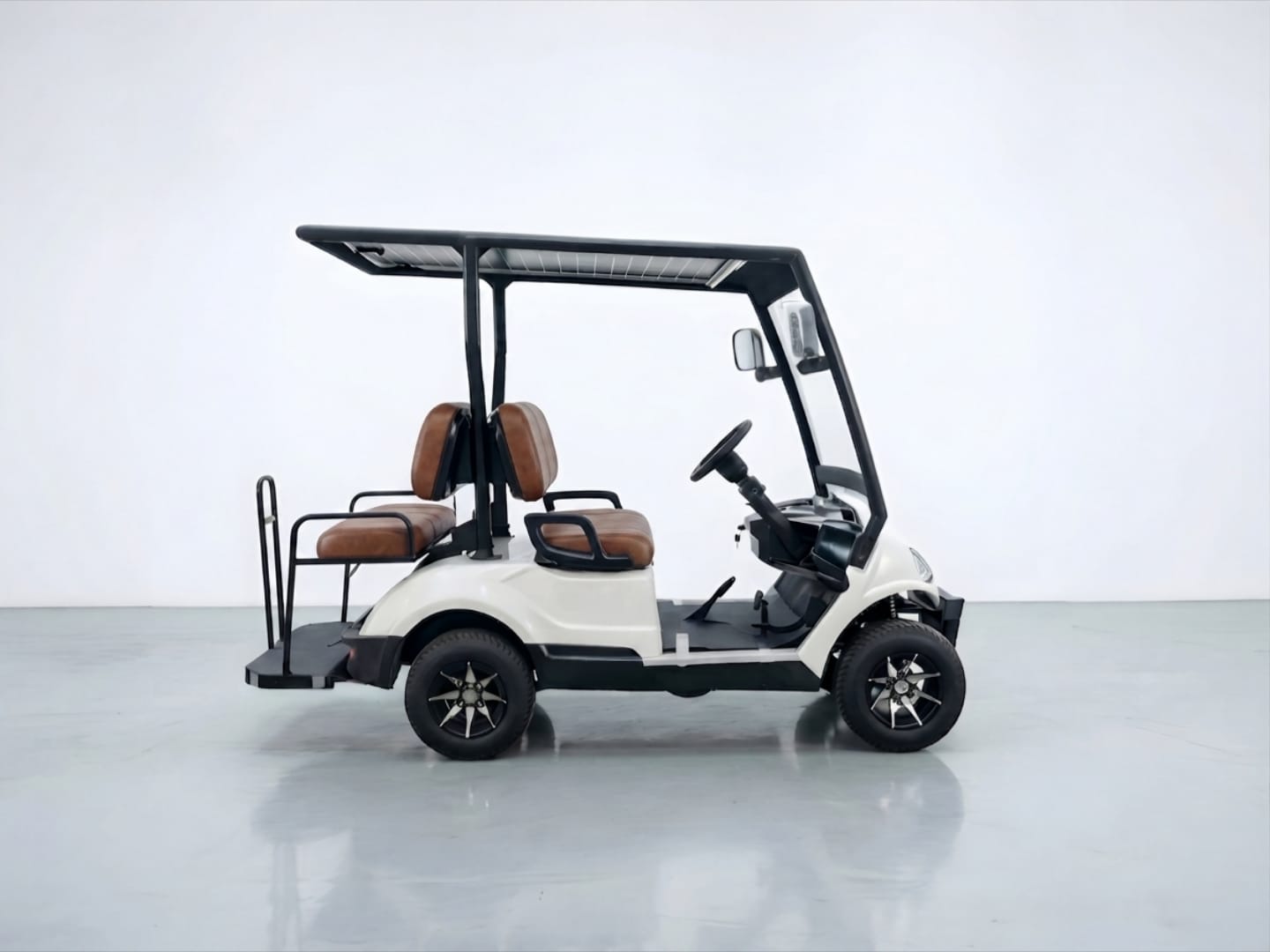 4 Seater Solar Electric Passenger Golf Cart